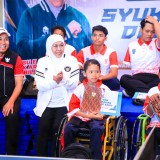 Tasyakuran Haornas 2025, Gubernur Khofifah Bagikan Bantuan untuk Atlet Paralimpik Jatim