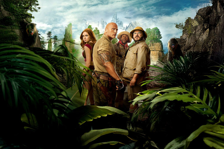 Jumanji reboot yang dibintangi Dawyne Johnson. (FOTO: Netflix)