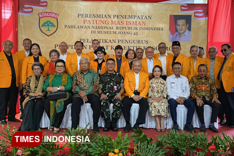 Pengurus PPK Kosgoro Dilantik, Patung Mas Isman Ditempatkan di Museum Joeang 45
