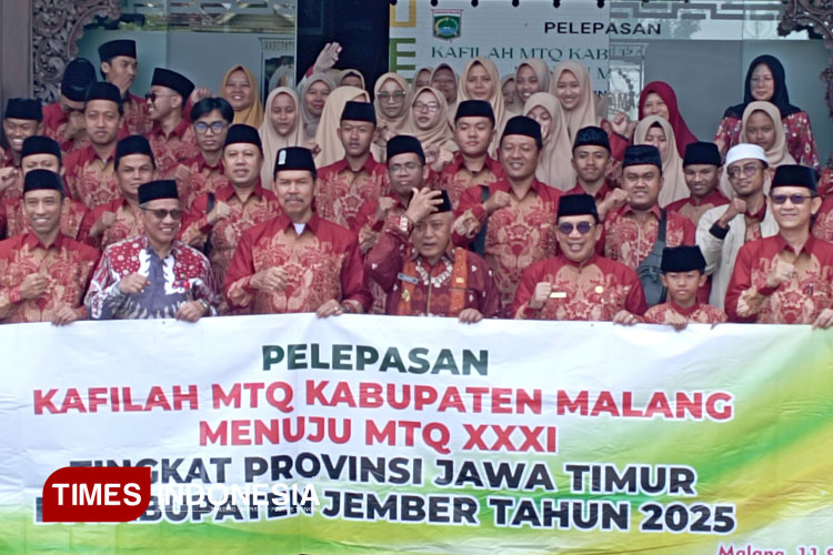 Bupati Sanusi Pesankan Motivasi bagi Kafilah MTQ Kabupaten Malang pada MTQ XXXI Jatim