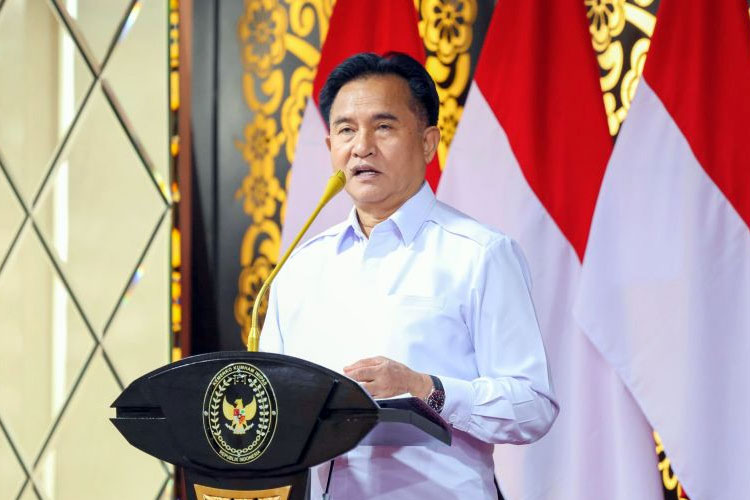 Menko Kumham Imipas Yusril Ihza Mahendra. (FOTO: ANTARA/HO-Kemenko Kumham Imipas RI).