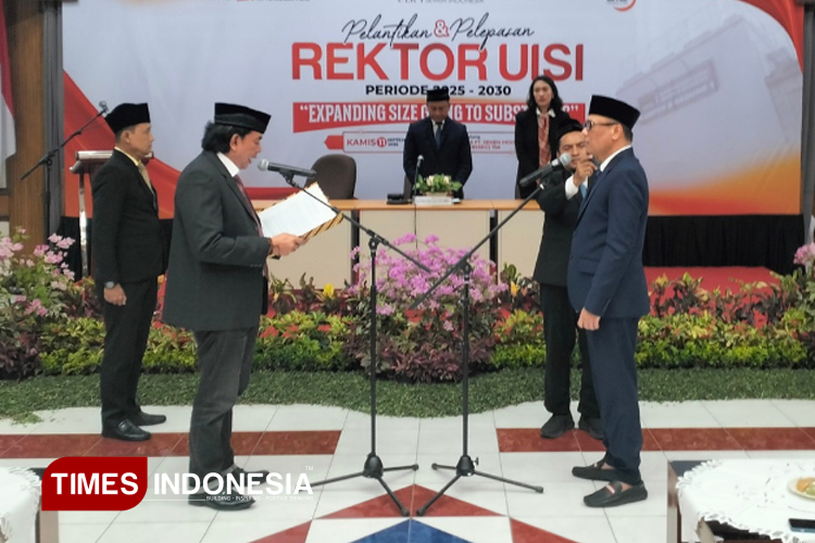 Jabat Rektor UISI, Eka Ananta Bertekad Wujudkan Fakultas Kedokteran