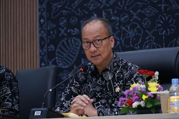 Menteri Perindustrian Agus Gumiwang Kartasasmita memberikan penjelasan mengenai kebijakan baru terkait Tingkat Komponen Dalam Negeri (TKDN) di Jakarta, Kamis (11/9/2025). (FOTO: ANTARA/HO-Kemenperin)