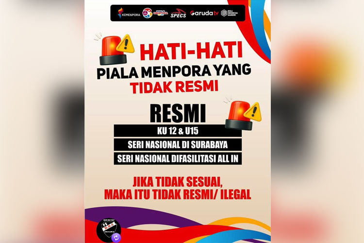 Piala Menpora Jatim U-15 Tertunda, Peserta Minta Tanggung Jawab Kerugian, Panitia akan Dilaporkan