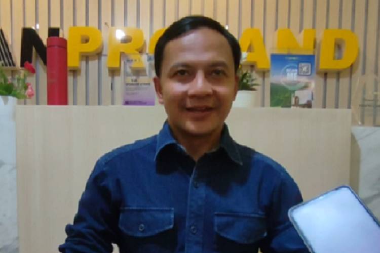 Yana pemilik sekaligus CEO PT. Siliwangi Anatha Bumi atau di kenal sebagai YANPROLAND berikan update kegiatan yang sedang dijalankannya di tahun 2025 ini (Dok.FOTO : TIMESINDONESIA - Djarot)