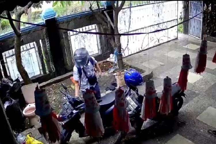 Berseragam Sekolah, Pelaku Curanmor di Cianjur Gasak Sepeda Motor