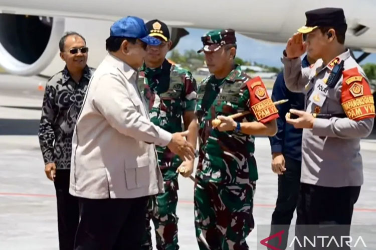 Presiden Prabowo Tinjau Dampak Banjir Bali, Kunjungi Pasar Badung dan Lokasi Pengungsian