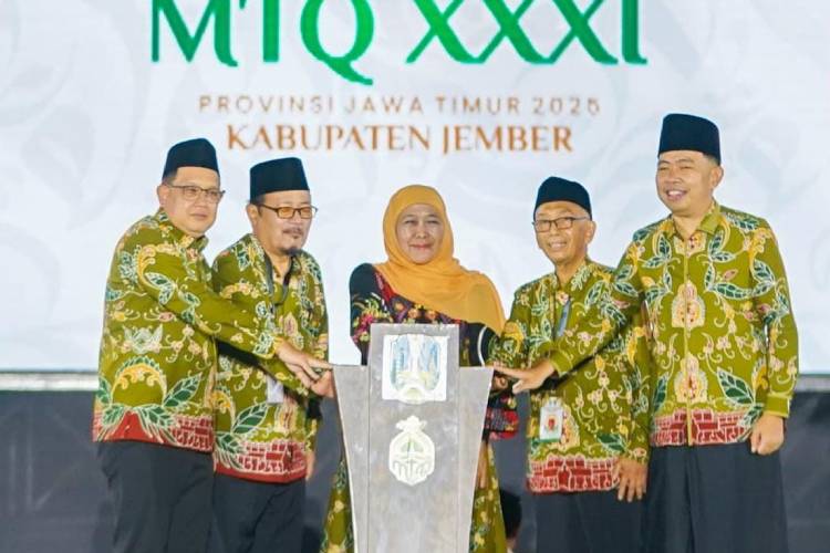 Gubernur Khofifah Buka MTQ ke-31 Tingkat Provinsi di Jember, Optimis Juara Nasional