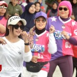 Semarak Senam Zumba dan Bazar Kuliner Meriahkan Borobudur Agung Malang