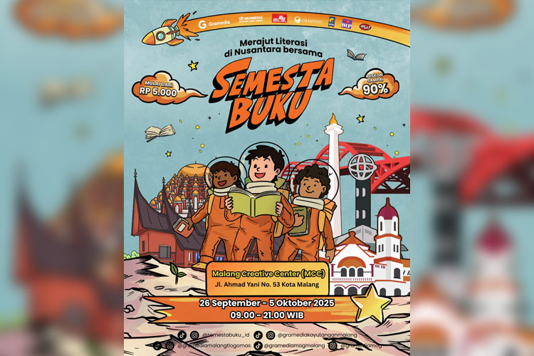 Semesta Buku 2025: Gramedia Malang Menjadi Pusat Perayaan Literasi Nusantara