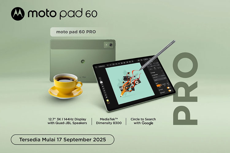 Debut di Indonesia, Motorola Sematkan Fitur Unggul di Tablet Moto Pad 60 Series