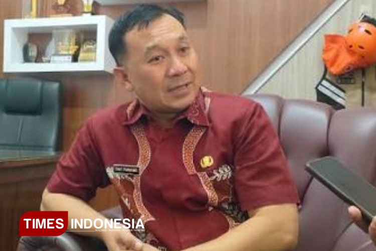 Dinas Pemberdayaan Masyarakat dan Desa (DPMD) Bondowoso, Sigit Purnomo (FOTO: Moh Bahri/TIMES Indonesia)