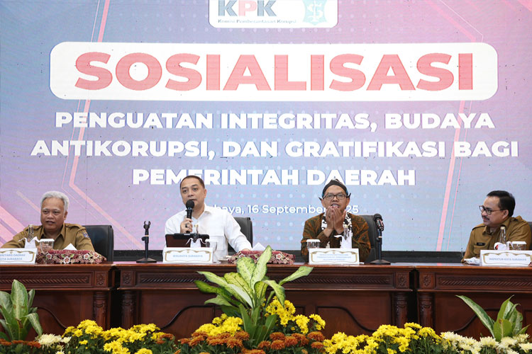 Pemkot Surabaya Gandeng KPK Perkuat Integritas dan Budaya Antikorupsi Bagi ASN
