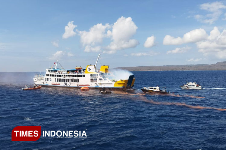 Keselamatan Penyebarangan, Simulasi Kecelakaan Kapal Digelar di Selat Bali