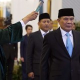 Djamiri Chaniago Resmi Dilantik Jadi Menko Polkam