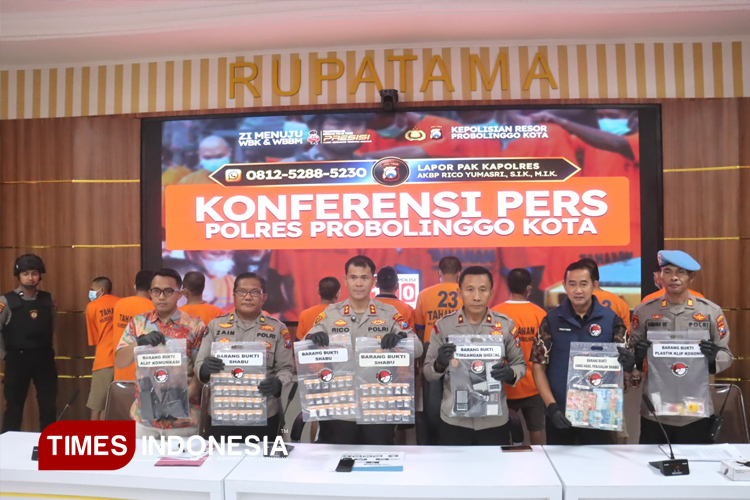 Polres Probolinggo Kota tangkap 10 tersangka dalam Operasi Tumpas Semeru 2025