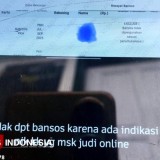 Judi Online Marak, Ratusan Penerima Bansos di Tasikmalaya Dicoret