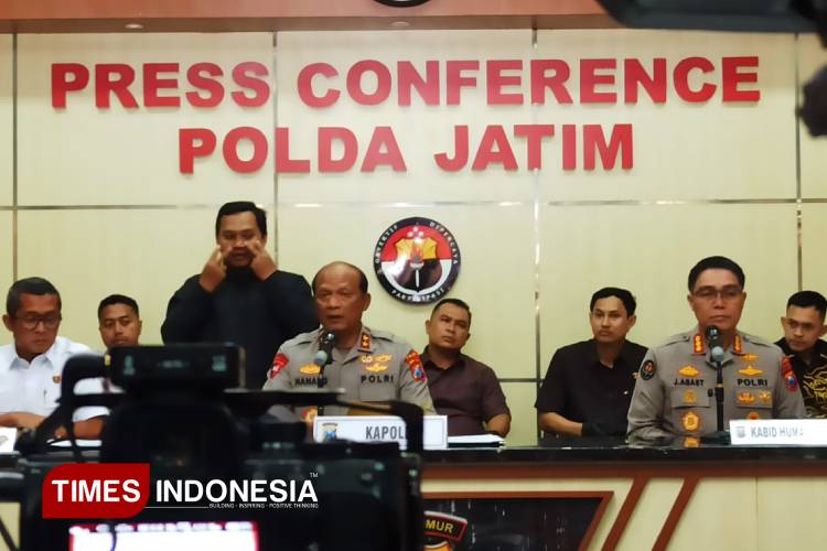 Polda Jatim Ungkap Dalang Kerusuhan Saat Aksi Demontrasi