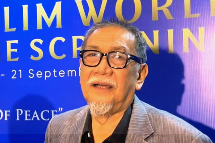 Aktor senior Deddy Mizwar jelang pembukaan festival film