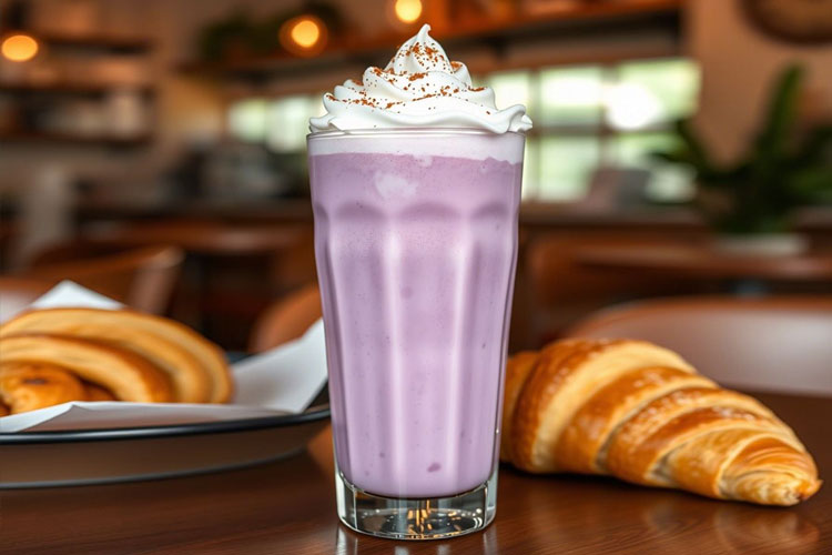 Minuman kekinian rasa taro