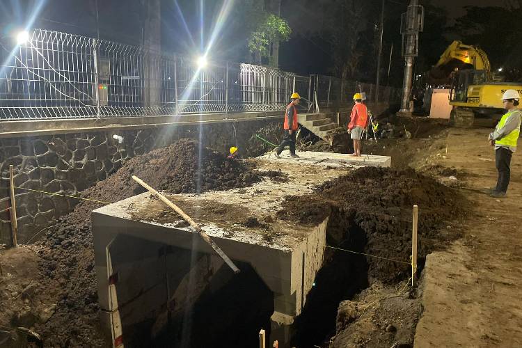PU SDA Jatim Mulai Memasang Box-Vluvert, Ada Kemungkinan Dikebut
