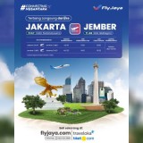 Tiket Penerbangan Fly Jaya Jember - Jakarta PP Sudah Tersedia