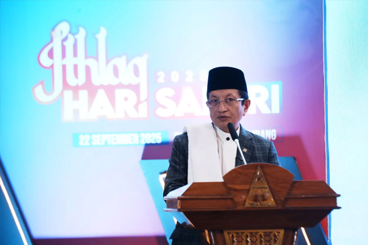 Buka Hari Santri 2025, Menag Ungkap Rencana Eselon I Khusus Urus Pesantren
