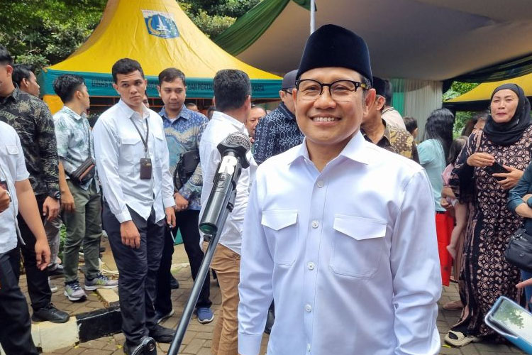 Menteri Koordinator Bidang Pemberdayaan Masyarakat Abdul Muhaimin Iskandar dalam kegiatan