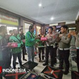 Ojol Beri Kejutan Spesial di HUT ke-70 Lalu Lintas di Polres Majalengka