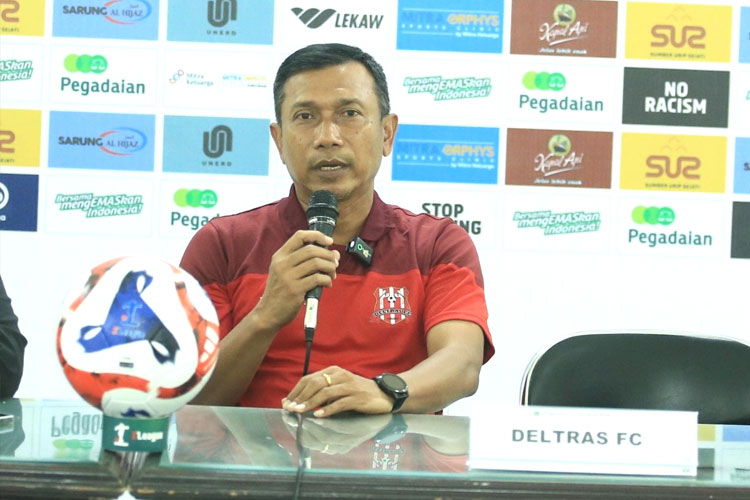 Pelatih Deltras FC, Widodo Cahyono Putro (FOTO: Dok. Humas Deltras)