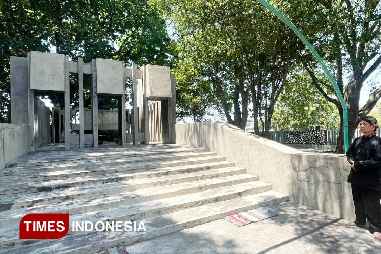 Petilasan Sri Aji Joyoboyo di Kediri ( foto : Yobby/TIMES Indonesia)