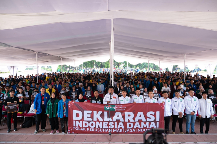 Aliansi Mahasiswa Indonesia Tegaskan Komitmen Tolak Anarkisme