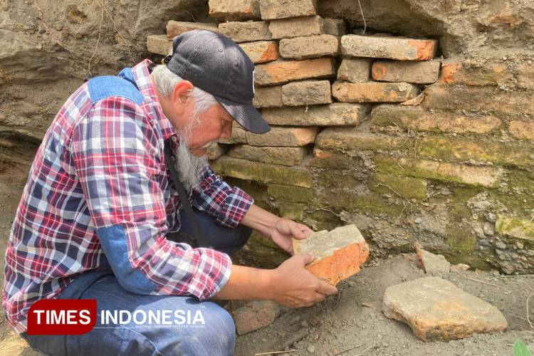 Lapisan Penutup Struktur Bata Kuno di Bondowoso Diduga Endapan Sungai