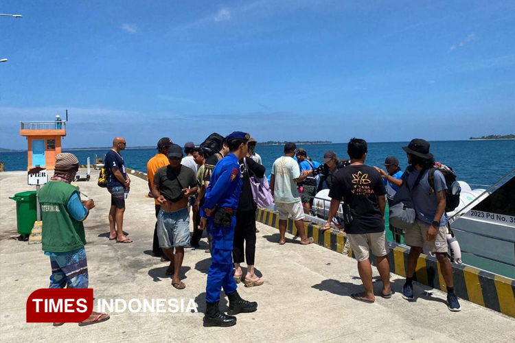 Menjelang MotoGP Mandalika, Polairud Perketat Pengawasan di Pelabuhan Bangsal Lombok Utara