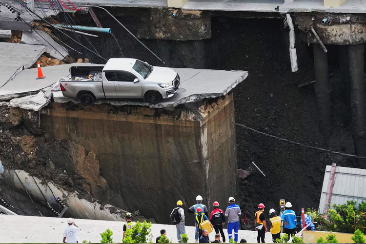 Bangkok Sinkhole Jadi Sorotan, Geolog Ungkap Penyebab dan Bahayanya