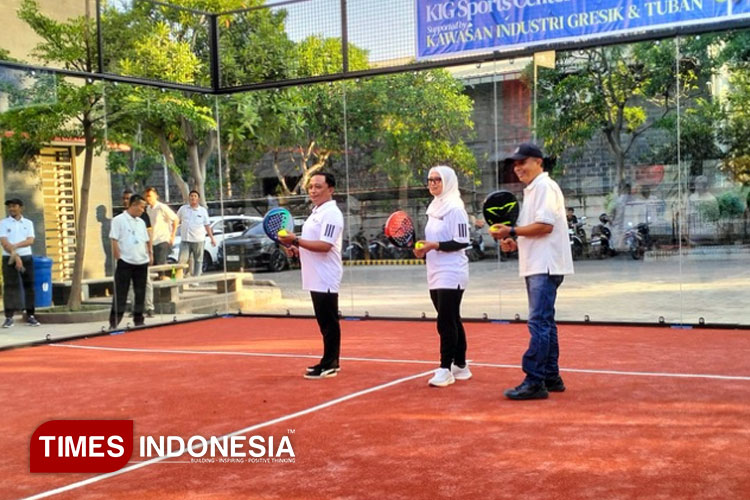 Lapangan Padel Pertama di Gresik Resmi Dibuka, Jadi Pilihan Olahraga Baru