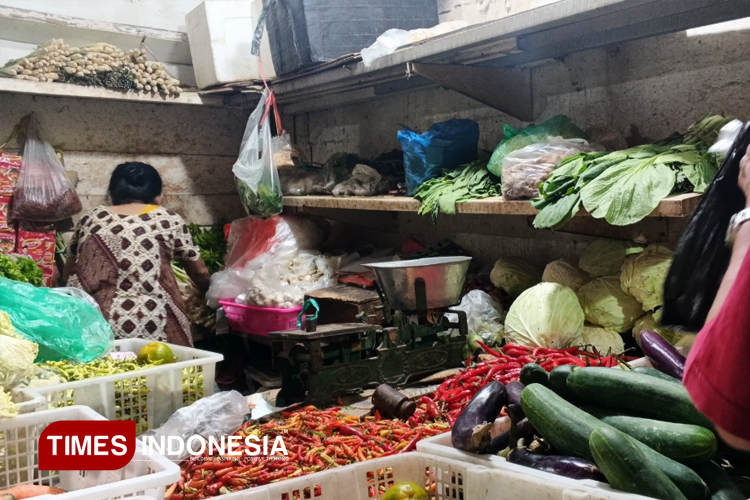 Harga Cabai di Pasar Wiyung dan Wonokromo Surabaya Masih Tinggi, Komoditi Lain Relatif Stabil