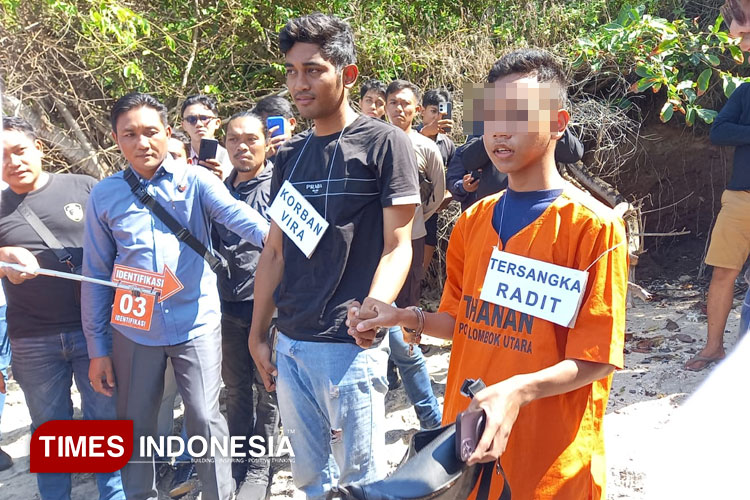 Rekonstruksi Kasus Pembunuhan di Pantai Nipah, Kuasa Hukum Radiet Sebut Ada Pihak Ketiga Terlibat