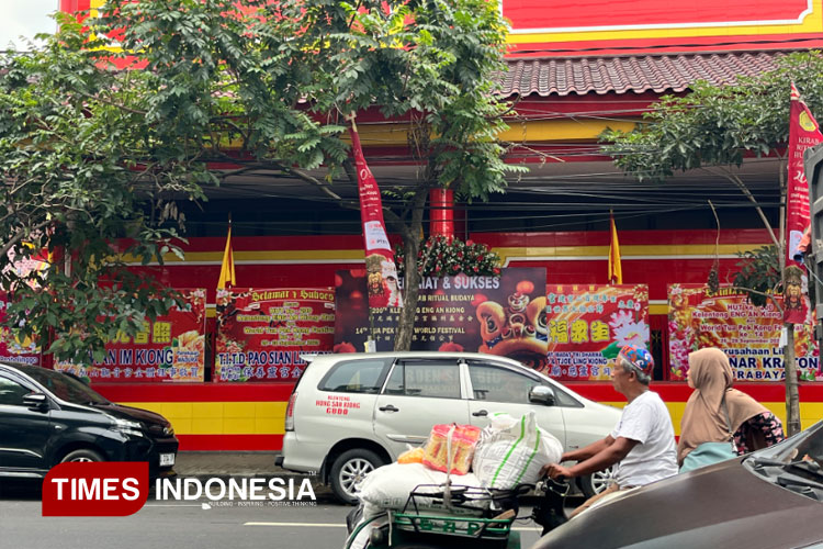 Suasana persiapan kirab dua abad Klenteng Eng An Kiong Malang. (Foto: Rizky Kurniawan Pratama/TIMES Indonesia)