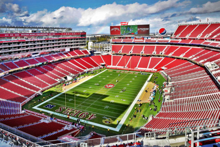 Levi’s Stadium, Santa Clara, Seattle akan menggelar enam pertandingan enam pertandingan Piala Dunia 2026. (foto: levisstadium.com)
