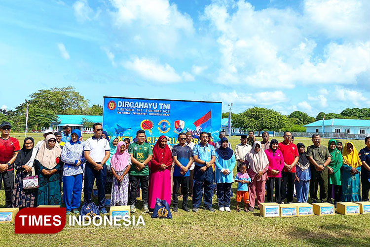 Gelar Bhakti Teritorial Prima, TNI AU Beri Bansos Masyarakat Morotai