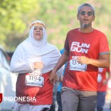 Haru dan Mesra, Citra dan Agus Tuntaskan Jalur 5K TIMES Indonesia Fun Run 2025