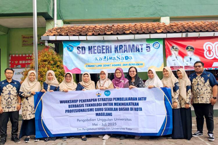 FKIP UNTIDAR Sukses Gelar Pelatihan Mengajar Berbasis AI untuk Guru SD di Magelang