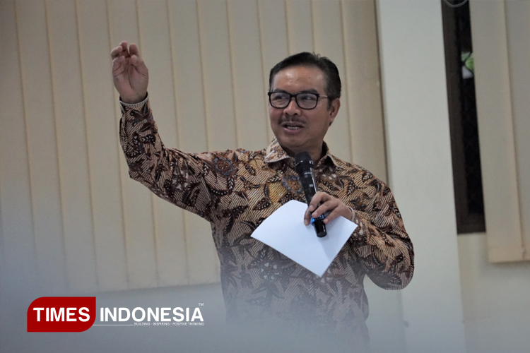 Wali Kota Yogyakarta Hasto Wardoyo menyebutkan bonus demografi harus jadi momentum revolusi mindset dan SDM Unggul. (FOTO: Riyadi/TIMES Indonesia)