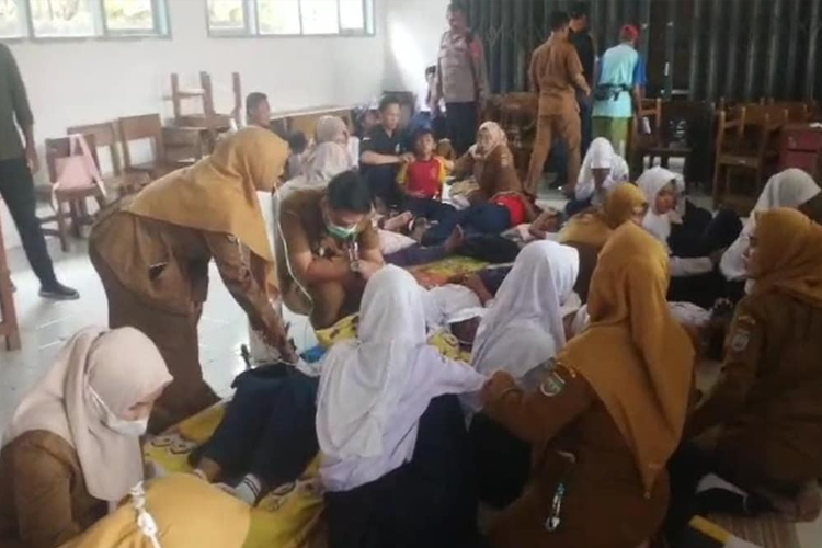 Sejumlah siswa di Ciamis alami keracunan diduga akibat MBG. (FOTO: Harapan Rakyat)