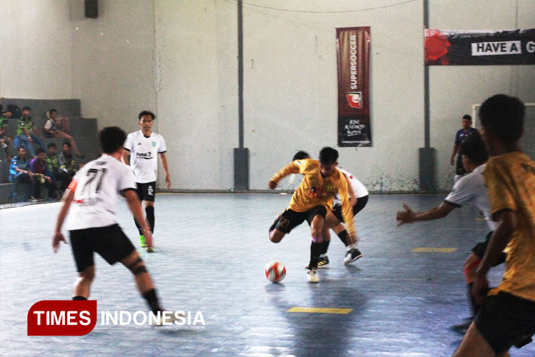 Futsal Tuli se-Jatim di Bojonegoro merayakan Hari Bahasa Isyarat Internasional. (FOTO: Bambang/TIMES Indonesia)