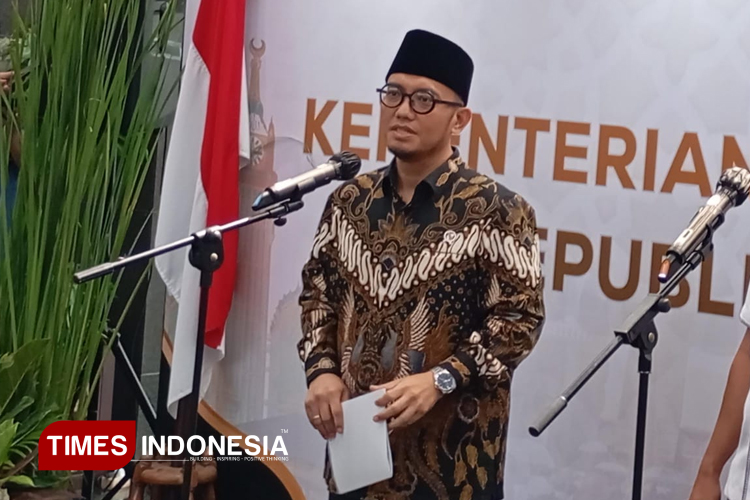 Wamenhaj Dahnil ungkap kuota haji 2026 sebesar 221.000 jemaah. (FOTO: Fahmi/TIMES Indonesia)