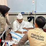 Polisi Berikan Trauma Healing bagi Korban dan Keluarga Ponpes Al Khoziny