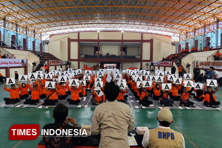 Keseruan Perlombaan dalam Bulan PRB 2025 di Mojokerto