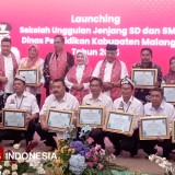 Bupati Sanusi Launching 17 SD-SMP Unggulan Kabupaten Malang, Minta Tak Obral Nilai Mapel